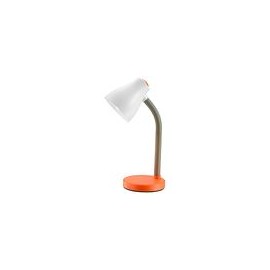 LÁMPARA DE MESA ZAGELI NARANJA Y BLANCO