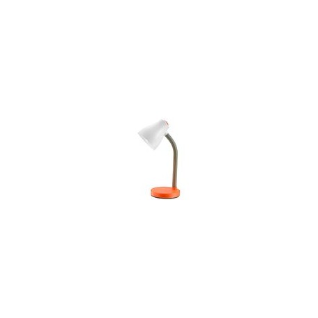 LÁMPARA DE MESA ZAGELI NARANJA Y BLANCO