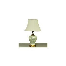 LÁMPARA DE MESA DARINA DORADO