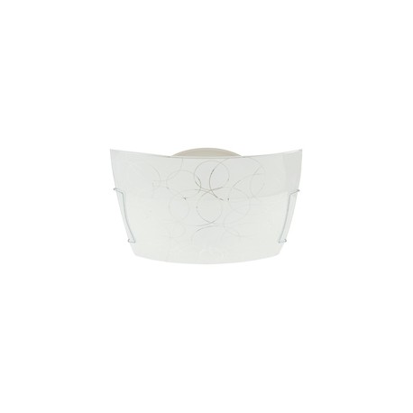 LÁMPARA DE TECHO OXFORD 2 LUCES E26 DE 30 CM BLANCO