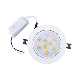 EMPOTRABLE DIRIGIBLE DE 9 WATTS BLANCO ADESI 4 PIEZAS