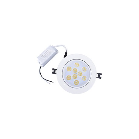 EMPOTRABLE DIRIGIBLE DE 9 WATTS BLANCO ADESI 4 PIEZAS