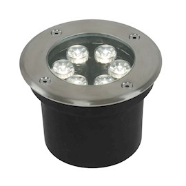 EMPOTRADO EXTERIOR LED ACERO INOXIDABLE 1 LUZ BLANCA