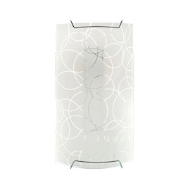 LÁMPARA DE PARED BUONARROTI 1 LUZ E26 28 CM BLANCO