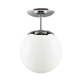 LÁMPARA DE TECHO SEMI PLAFÓN 20 X 30 CM BLANCO DECOR LIVING