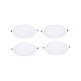 LÁMPARA DE EMPOTRAR LED MATE LUZ NEUTRA 4 PIEZAS