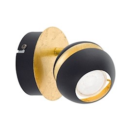 LUMINARIO RIEL DE PARED NOCITO 11 X 11 CM NEGRO EGLO