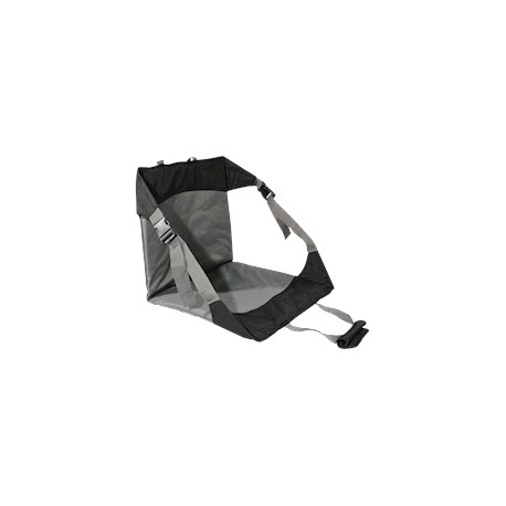ASIENTO DE ESTADIO PLEGABLE GRIS DE POLIÉSTER