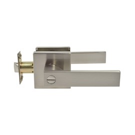 CERRADURA TIPO MANIJA 13.8 X 6.4 X 15 CM NÍQUEL SATINADO