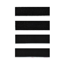 SUJETADORES PARA INTERIORES 19 MM X 76.2 MM NEGRO 2 PIEZAS