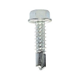 TORNILLO AUTOPERFORANTE 1/4 X 1 PULGADA PLATA CON 25 PIEZAS