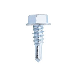 TORNILLO AUTOPERFORANTE DE 3/4 DE PULGADA PLATA 25 PIEZAS