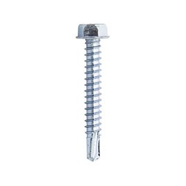 TORNILLO AUTOPERFORANTE DE 1 1/2 DE PULGADA PLATA 50 PIEZAS