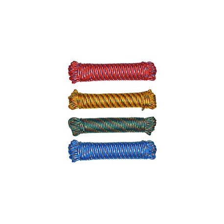 CUERDA DE POLIPROPILENO MULTICOLOR ROLLO DE 3.40 M