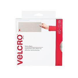 SUJETADORES CON ADHESIVO 1.9 X 450 CM BLANCO