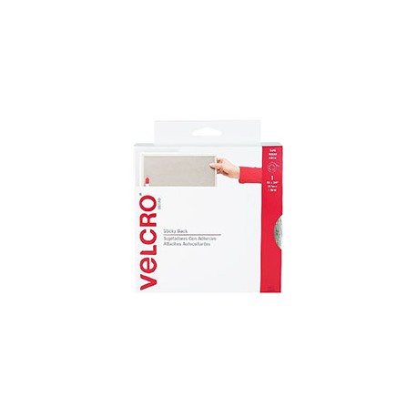 SUJETADORES CON ADHESIVO 1.9 X 450 CM BLANCO