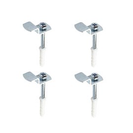 GANCHO PARA ESPEJOS DE 1.2 X 2.6 CM PLATA 4 PIEZAS