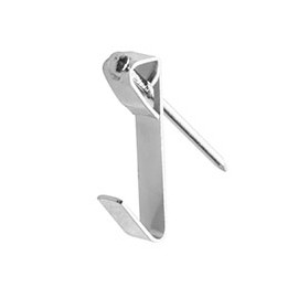 GANCHO PARA CUADROS DE 1 PULGADA PLATA 50 PIEZAS