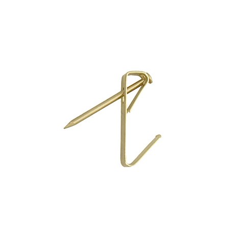 GANCHO PARA CUADROS DE 2.5 X 1 CM DORADO 50 PIEZAS