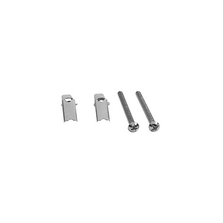 TAQUETES MARIPOSA 1/4 X 3 PULGADAS PLATA 2 PIEZAS