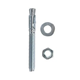 ANCLA DE EXPANSIÓN DE CUÑA DE 1/4 X 2-1/4 PULGADAS PLATA