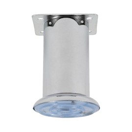 PATA PARA SOFÁ DE 10 CM PLATA 50 KG