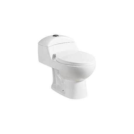 SANITARIO SIRANO 1 PIEZA ALARGADO 3.3 Y 4.8 L BLANCO