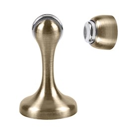 TOPE MAGNÉTICO PARA PUERTA 6 X 8 X 4.5 CM BRONCE