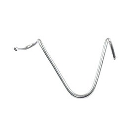 CLIP PARA POSTE "T" 4.8 X 5.7 CM PLATA 50 PIEZAS