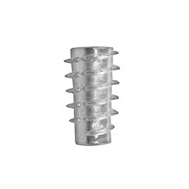 TUERCA INSERTO 5/16 DE PULGADA PLATA 12 PIEZAS