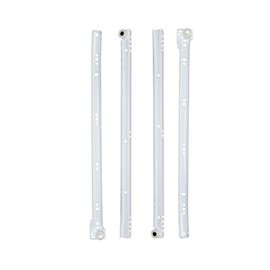 CORREDERA CON EXTENSIÓN TIPO EUROPEO METAL 50 X 3.3 CM 2 PIEZAS