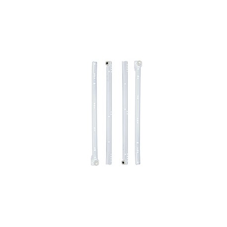 CORREDERA CON EXTENSIÓN TIPO EUROPEO METAL 50 X 3.3 CM 2 PIEZAS