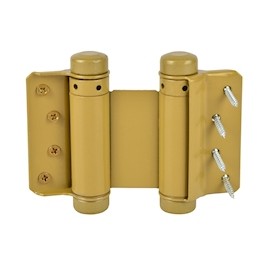 BISAGRA DE ACCIÓN DOBLE 7.62 X 7.62 CM AMARILLO 2 PIEZAS