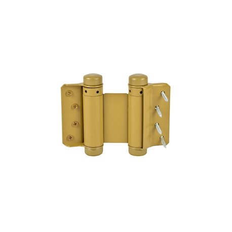 BISAGRA DE ACCIÓN DOBLE 7.62 X 7.62 CM AMARILLO 2 PIEZAS