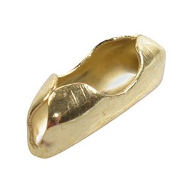 CONECTOR PARA CADENA DE VENTILADOR 1 CM DORADO CON 6 PIEZAS