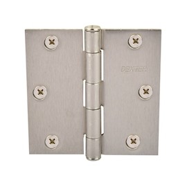 BISAGRA DE CABEZA PLANA 8.89 X 8.89 CM PLATA 2 PIEZAS