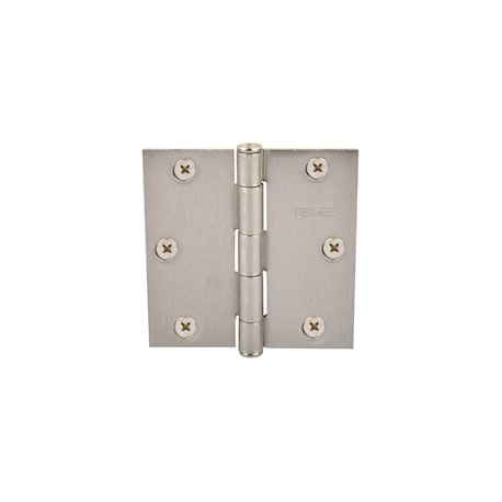 BISAGRA DE CABEZA PLANA 8.89 X 8.89 CM PLATA 2 PIEZAS