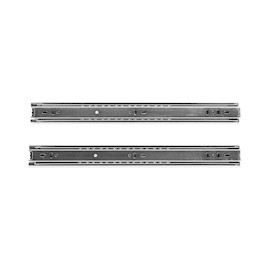 CORREDERAS DE EXTENSIÓN TOTAL NÍQUEL 39.5 X 4.5 CM PLATA