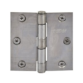 BISAGRA DE CABEZA MEDIA BOLA 7.62 X 7.62 CM PLATA 2 PIEZAS