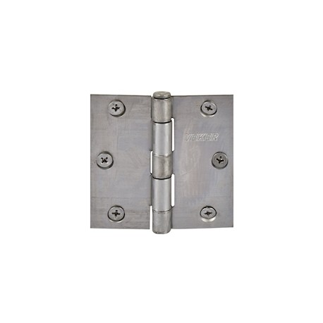 BISAGRA DE CABEZA MEDIA BOLA 7.62 X 7.62 CM PLATA 2 PIEZAS