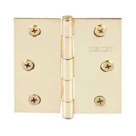 BISAGRA DE CABEZA PLANA 3 X 3 PULGADAS LATON 2 PIEZAS