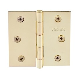 BISAGRA DE CABEZA MEDIA BOLA 3 X 3 PULGADAS LATON