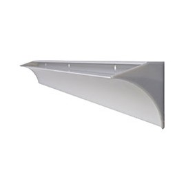 SOPORTE TIPO RIEL PARA REPISA PLATA 60 CM