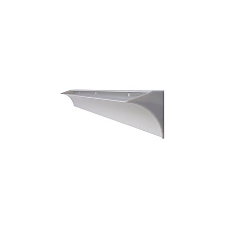 SOPORTE TIPO RIEL PARA REPISA PLATA 60 CM