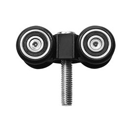 SISTEMA COLGANTE PARA PUERTAS PLEGABLES SEGMENTA DN-80 PLATA