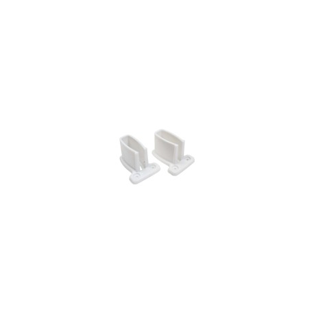 SOPORTE PARA PARED LATERAL BLANCO DE 7.3 X 5.5 X 4.3 CM 2 PIEZAS