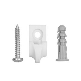 FIJADORES DE PARED DE MONTANTE BLANCO 2.7 CM
