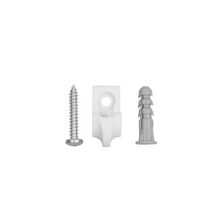 FIJADORES DE PARED DE MONTANTE BLANCO 2.7 CM