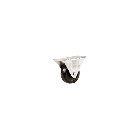 RUEDA DE GOMA SOPORTE RÍGIDO 2"