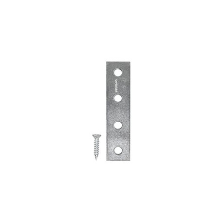 BARRA DE UNIÓN 7 CM PLATA 4 PIEZAS